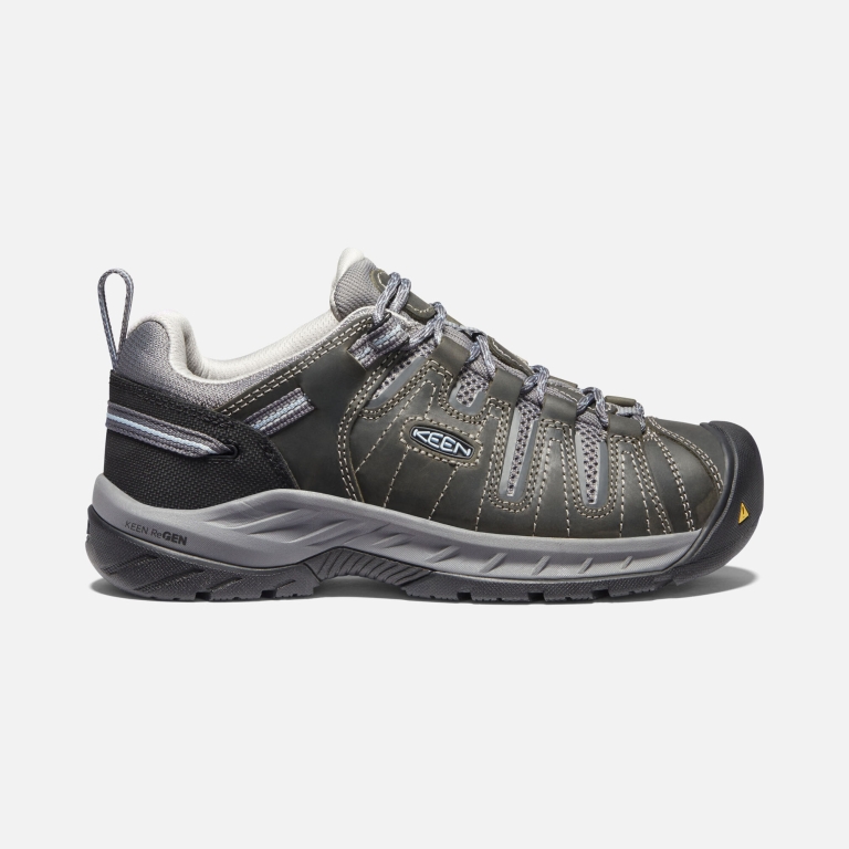 Keen Flint II Soft Toe Work Shoes - Women's Grey Footwear